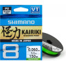 Леска плетёная SHIMANO KAIRIKI 4 PE 150 м разноцветная 0,13 мм 7,4 кг LDM54TE1013015M